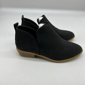 Ankle Boots Point Toe Casual Comfortable Lightweight Black Size 10US /42CN